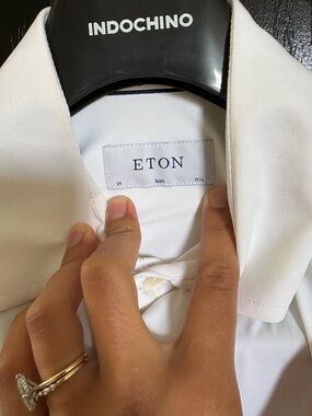 ETON Crisp White Men's Dress Shirt